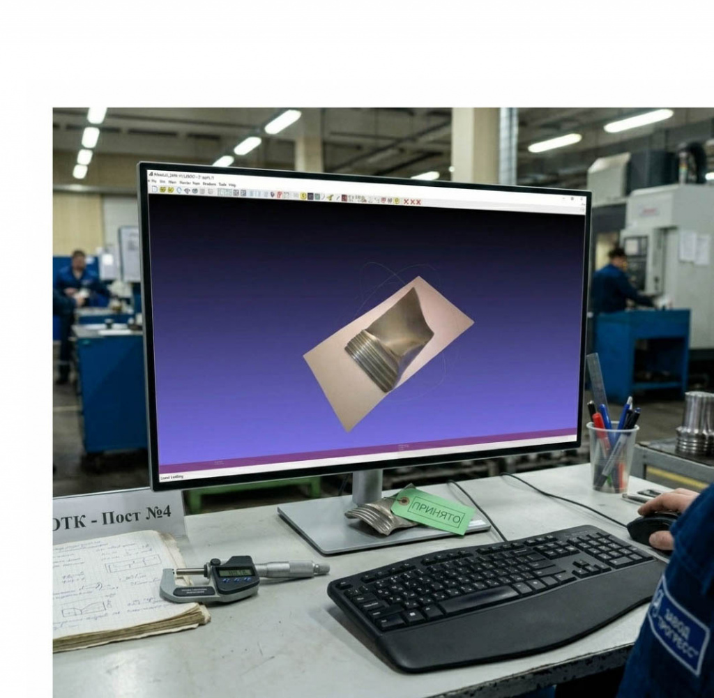 Измерительные эндоскопы jProbe - экспорт трехмерной модели на ПК
