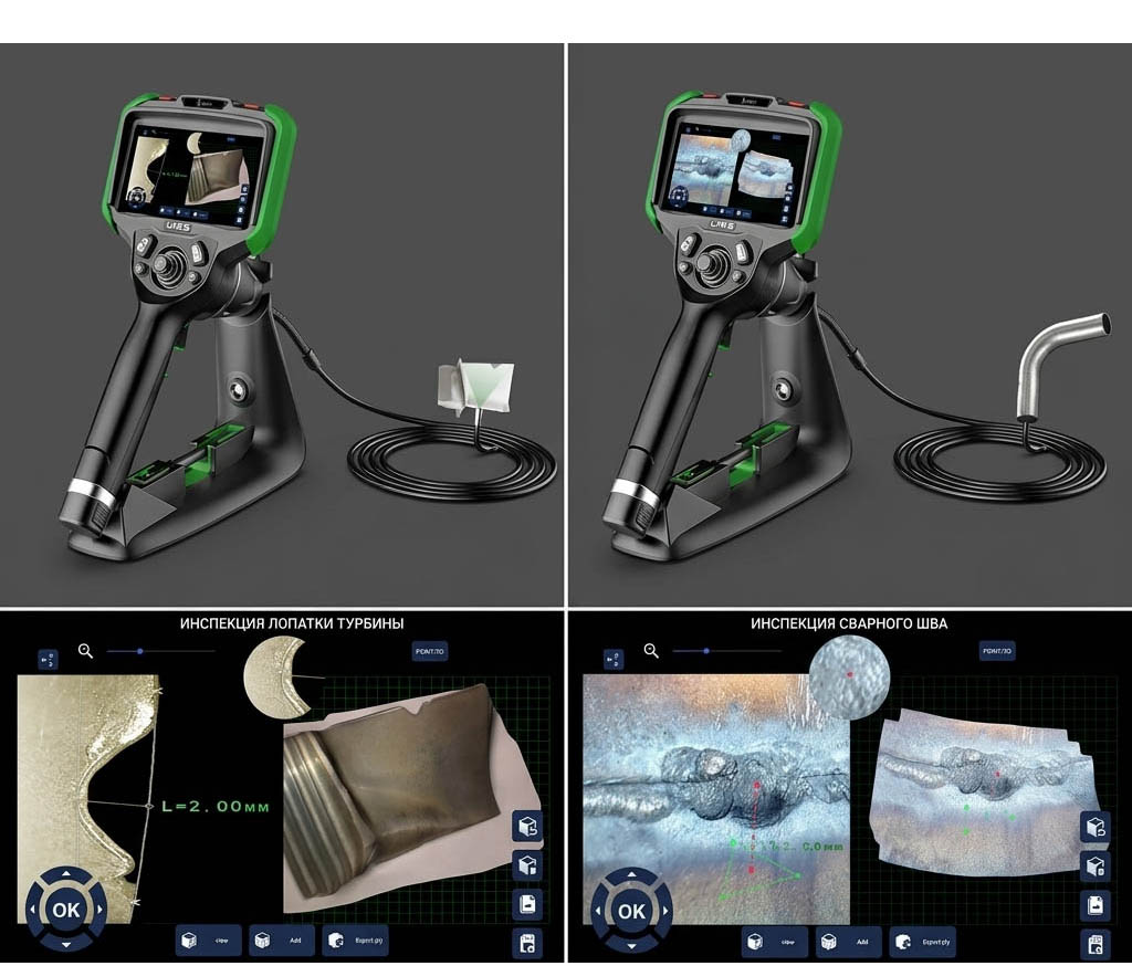 3D стереоскопические измерения с моделированием jProbe VJ-PRO 3D