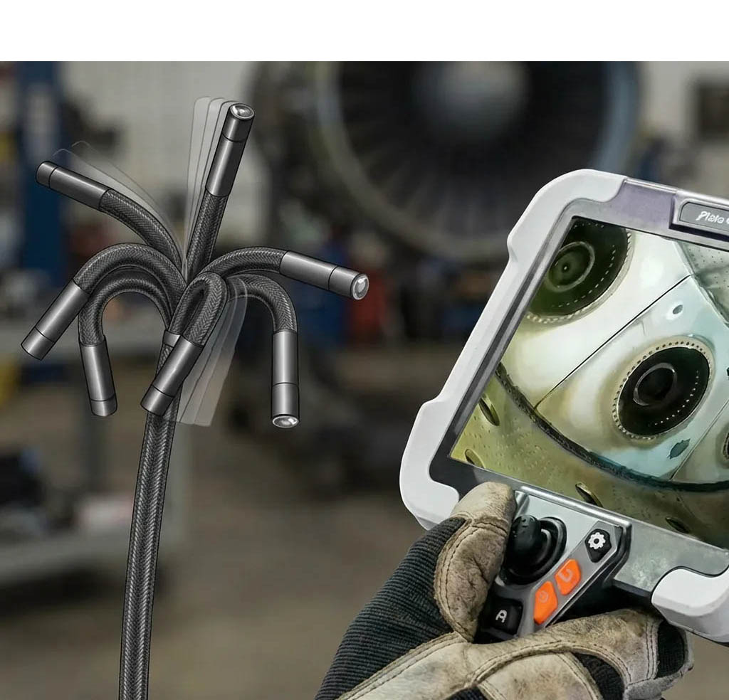jProbe 3D стерео видеоэндоскоп_джойстик артикуляции