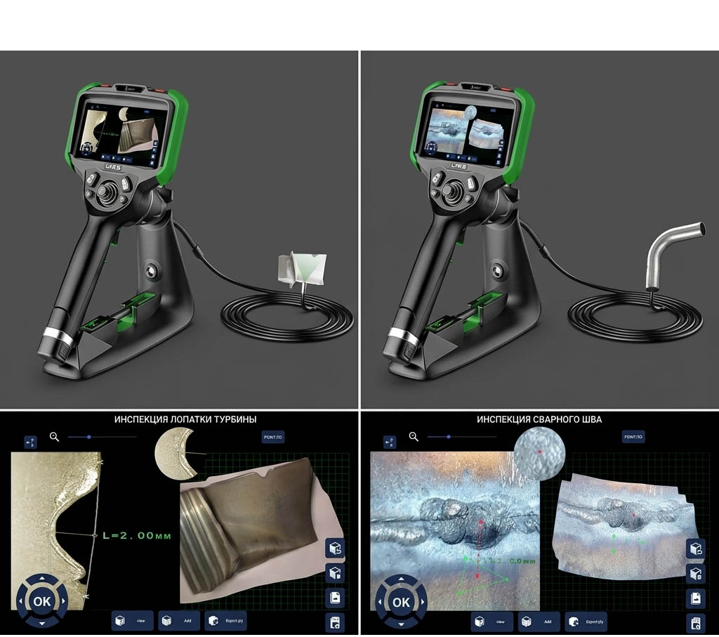 3D стереоскопические измерения с моделированием jProbe VJ-PRO 3D